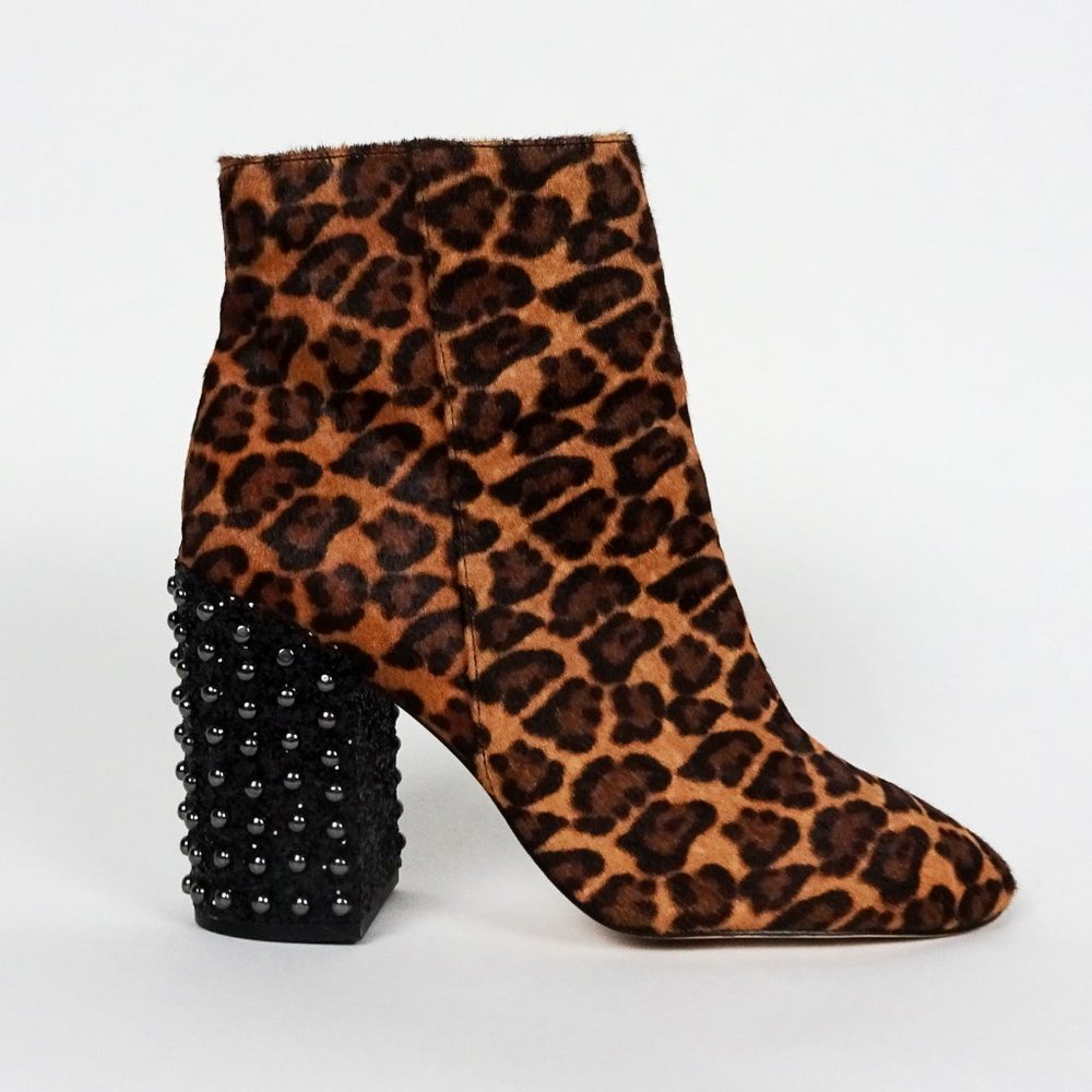 Jessica Simpson Wexton Calf Fur Booties 9.5 39.5 - Picture 5 of 9